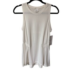Athleta Air Out Cinch Tank Off White Small NWT